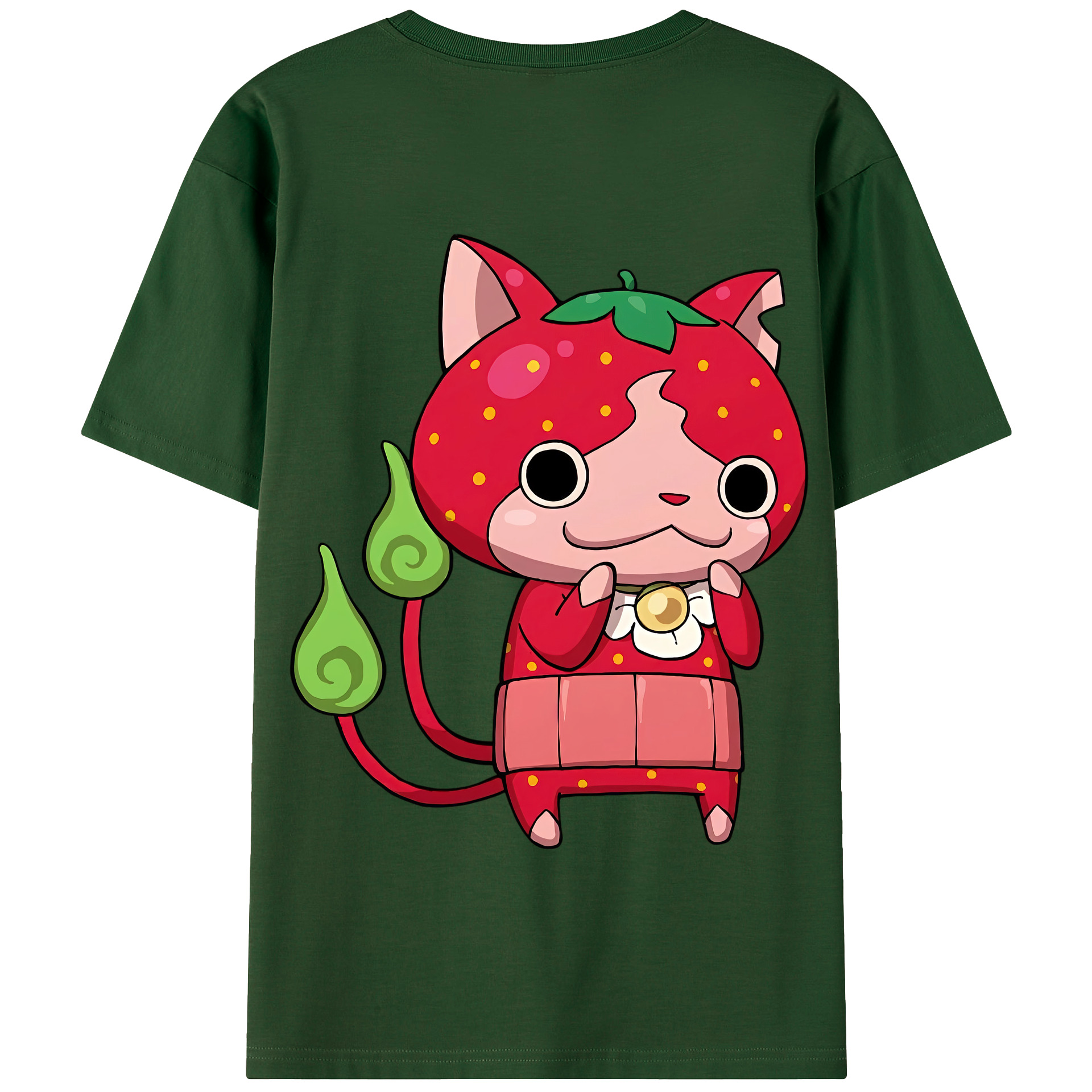 （画像用） 妖怪ウォッチ Yo-kai Watch 綿100％半袖Tシャツ（背面プリント）